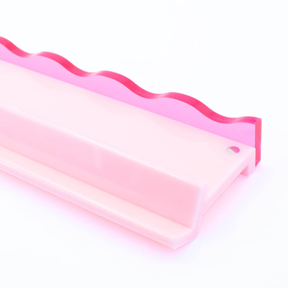 MAHJONG RACK PUSHER ADD ON-MAGNETIC | Premium Acrylic Set(4): Confetti-Wavy-Multi-Color