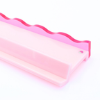 MAHJONG RACK PUSHER ADD ON-MAGNETIC | Premium Acrylic Set(4): Transparent-Wavy-Multi-Color