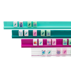 MINI Travel Mahjong Racks | Premium Acrylic | 10.31": Teal