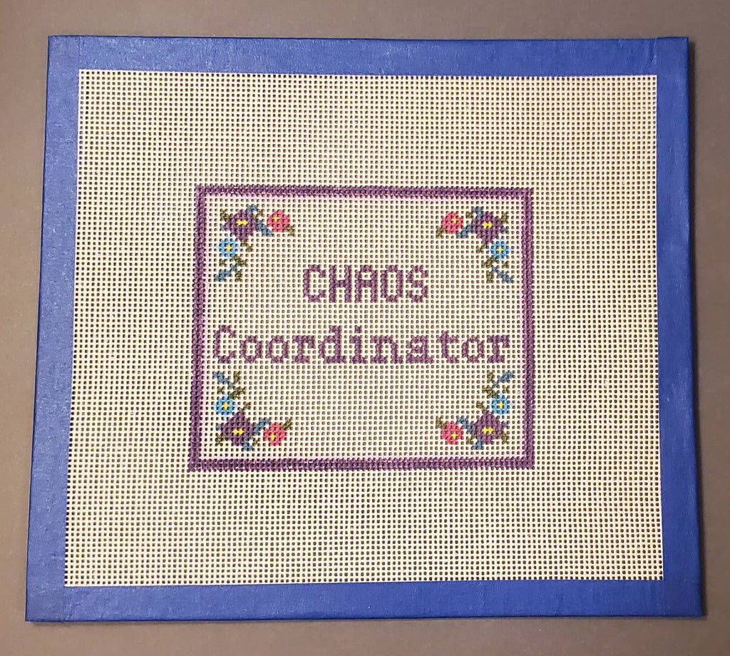 Needlepoint Subversive Chaos Coordinator canvas