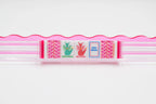 Crystal Prism Pink Tile Set | Mahjong with Bold Angles and Vibrant Vibes | 1.25" x 0.9" x 0.7"