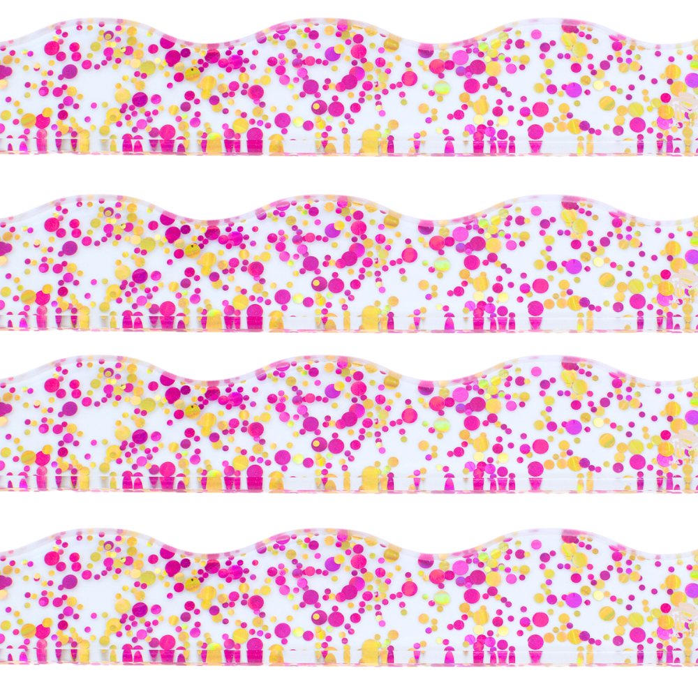 MAHJONG RACK PUSHER ADD ON-MAGNETIC | Premium Acrylic Set(4): Solid-Wavy-Citrus Green