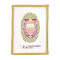 Good Luck Babe 4.25" x 7.25" Oval Needlepoint Canvas