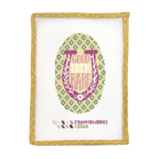 Good Luck Babe 4.25" x 7.25" Oval Needlepoint Canvas