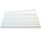 MAHJONG RACKS | Premium Acrylic | 4 Racks + 4 Pushers: Solid White