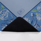 Mahjong Mat - Blue & White Bird