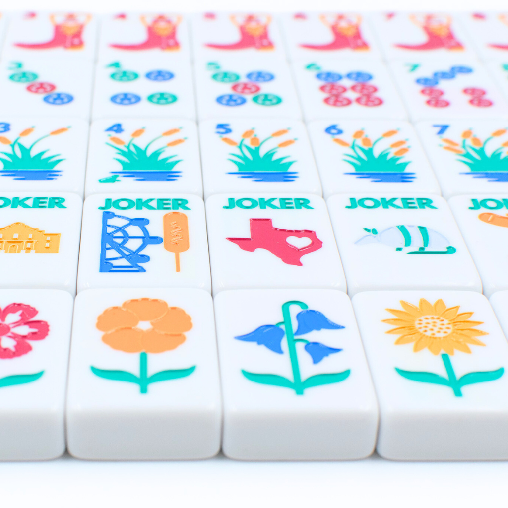 THE TEXAS SERIES  |  Mahjong with Lone Star Flair  |  Mesquite White Tile