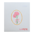 1st Year Anniversary Carnations Flower Series  Hand Painted Needlepoint Canvas