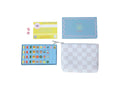 Mod French Blue Mahjong Tile Set + Tile Pouch + Dice - Peace Love Mahjong