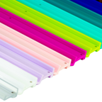 MAHJONG RACKS | Premium Acrylic | 4 Racks + 4 Pushers: Solid White