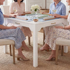 Designer Mahjong Game Table with Storage Drawer