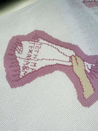 Aggie Towel Needlepoint Canvas 18 Mesh
