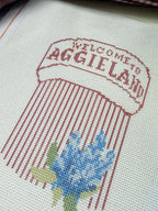 Aggieland Water tower Needlepoint Canvas 18 Mesh