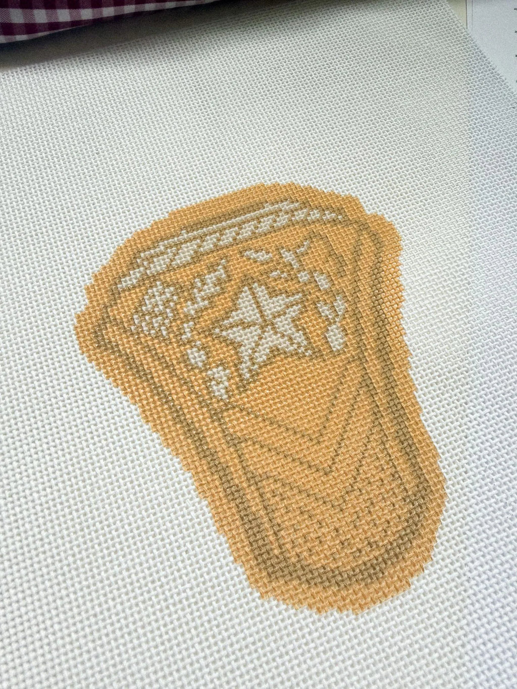 Aggie Ring Needlepoint Canvas 18 Mesh