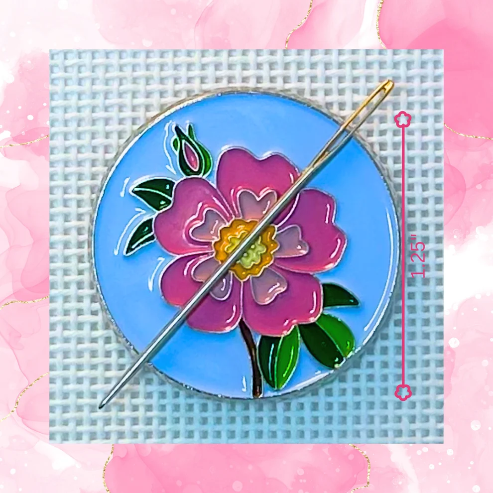 Wild Prairie Rose Needle Minder