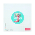 Texas Boot with Flowers Needlepoint Canvas
