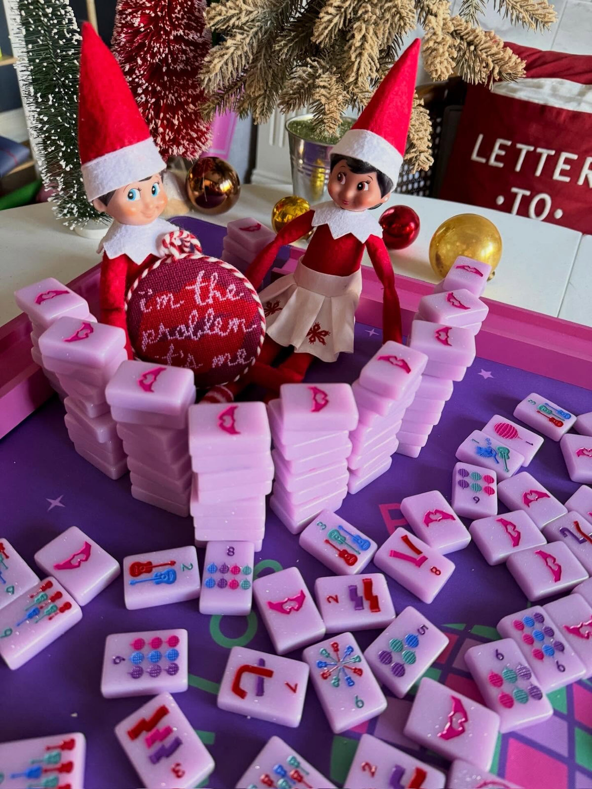 RARE - Taylor's Tiles Mahjong Tile Set - Peace Love Mahjong - Collector Set