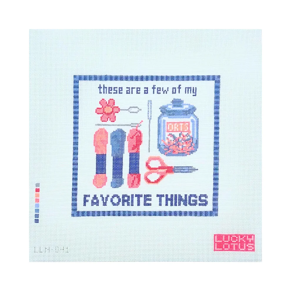 THESE ARE A FEW OF MY FAVORITE THINGS - Ndlpt Needlepoint Canvas