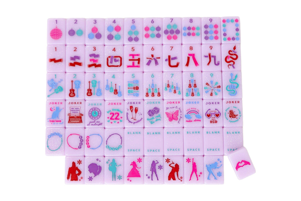 RARE - Taylor's Tiles Mahjong Tile Set - Peace Love Mahjong - Collector Set