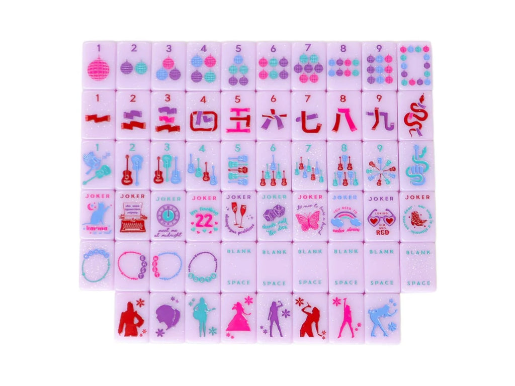 RARE - Taylor's Tiles Mahjong Tile Set - Peace Love Mahjong - Collector Set